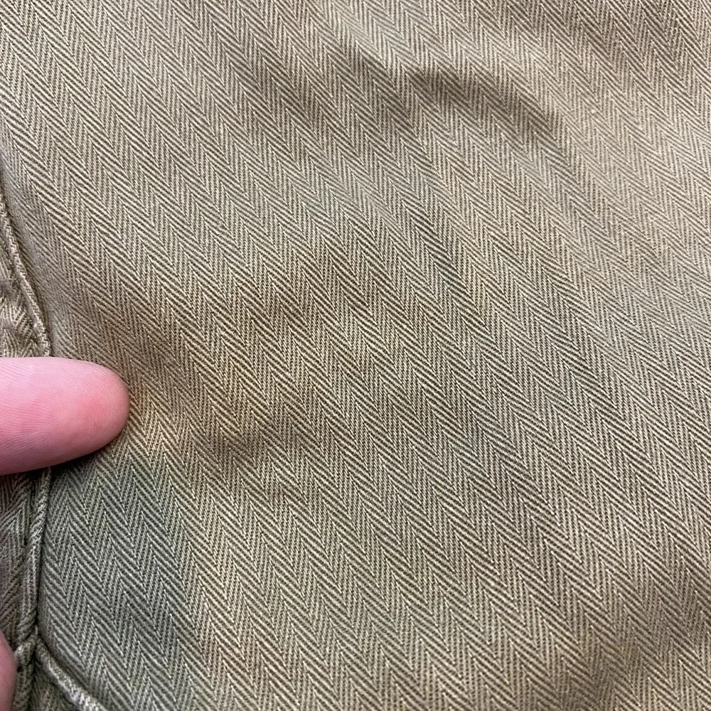 Lifted‎ Research Group Pants Mens 36x30 Green Cargo Ankle Zip Herringbone Grunge